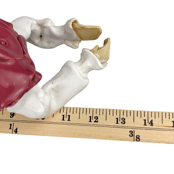 Vtg Studio Art Pottery Clown Sculpture Figurine Whimsical Artist Signed OOAK - Picture 16 of 16
